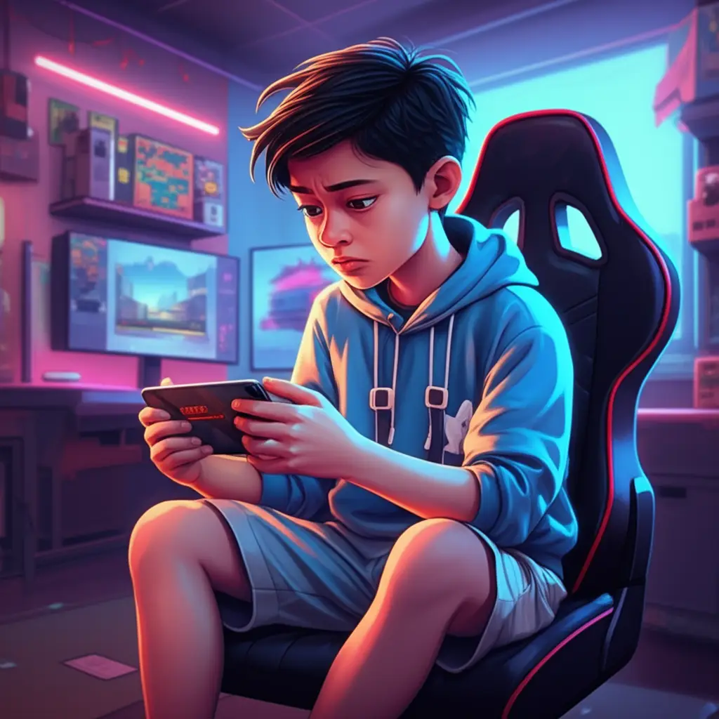 Ilustrasi gamer gagal masuk PUBG Mobile di smartphone.