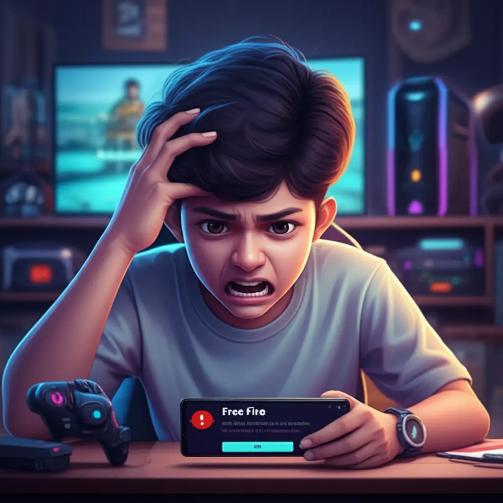 Gambaran nyata pemain FF yang mengalami transaksi top up gagal.