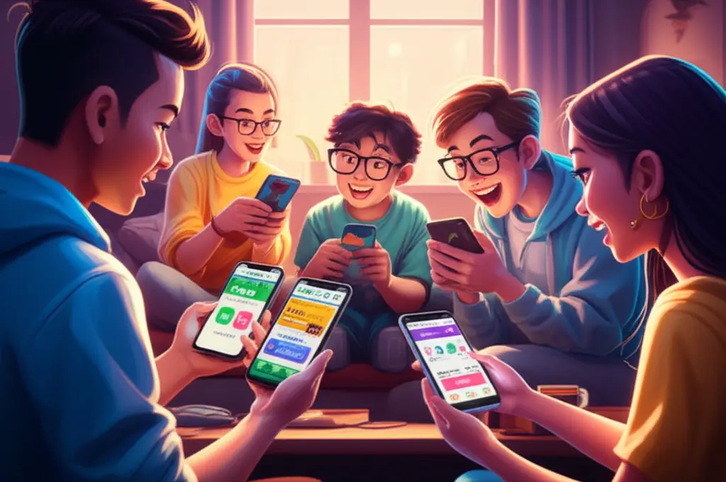 &nbsp;Gamer muda Indonesia membandingkan DANA, OVO, dan GoPay untuk beli voucher Roblox.