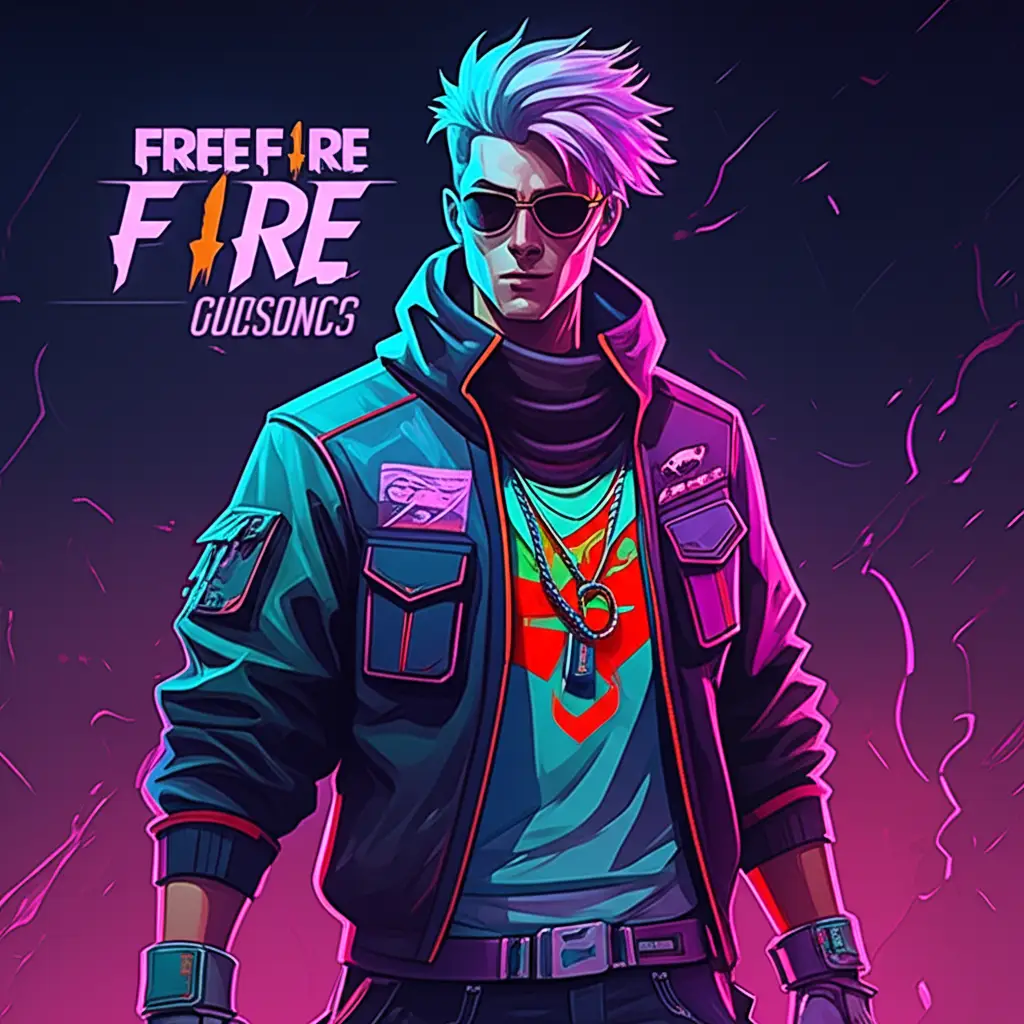 Karakter Free Fire dengan nickname unik dan stylish.