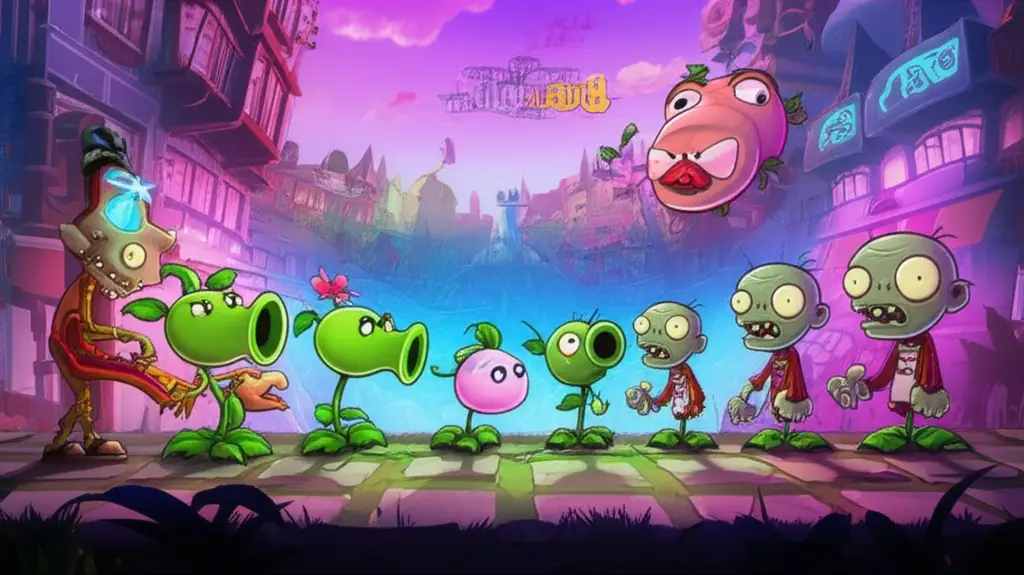 Ilustrasi PvZ 3 dengan grafis modern dan fitur real-time.