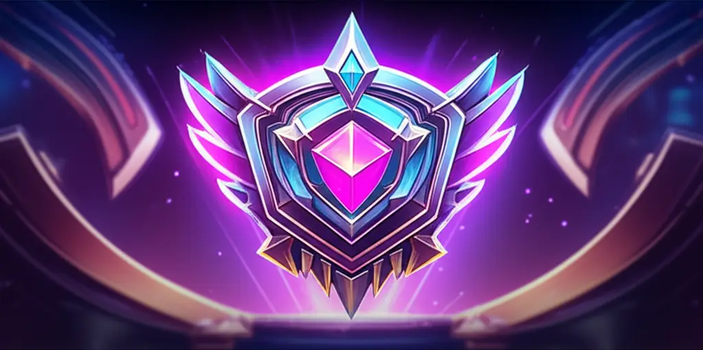 Emblem Mythic Glory di Mobile Legends, lambang prestise tertinggi.