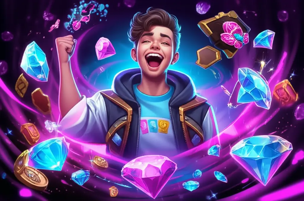 Pemain Mobile Legends dengan 1000 DM, siap beraksi.