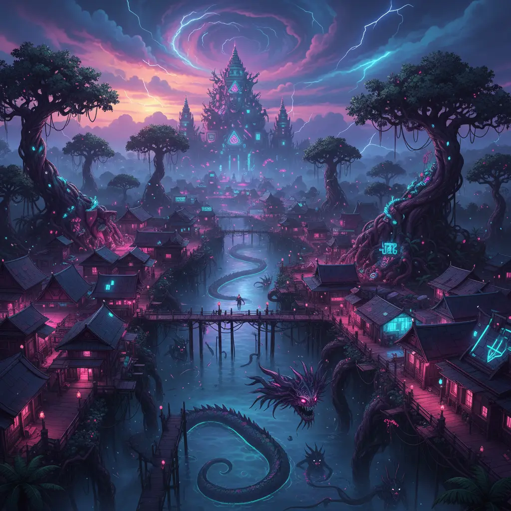 Desa misterius di Asia Tenggara dengan makhluk mengerikan.