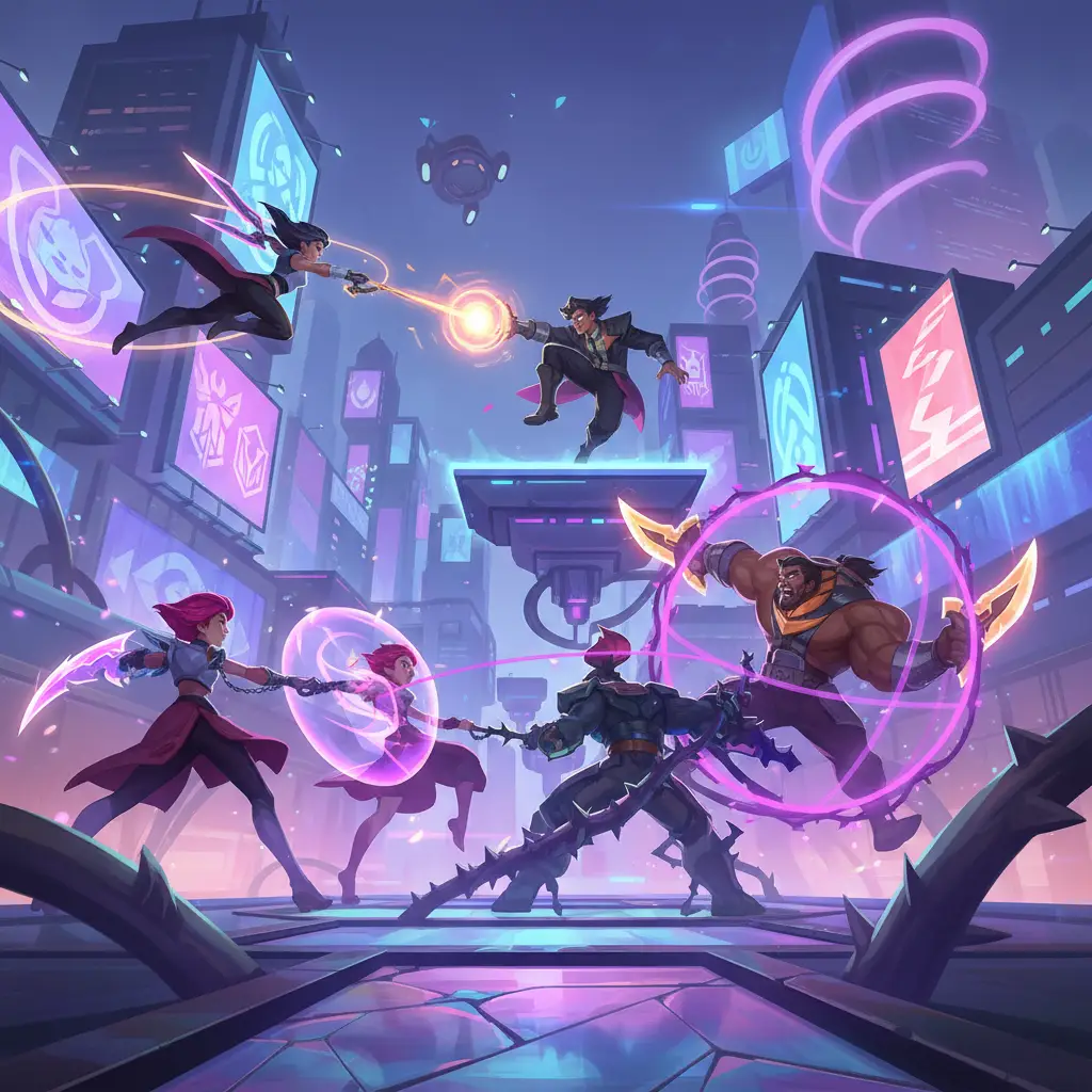 Ilustrasi counter Lapu-Lapu di Mobile Legends dengan strategi positioning dan skill.