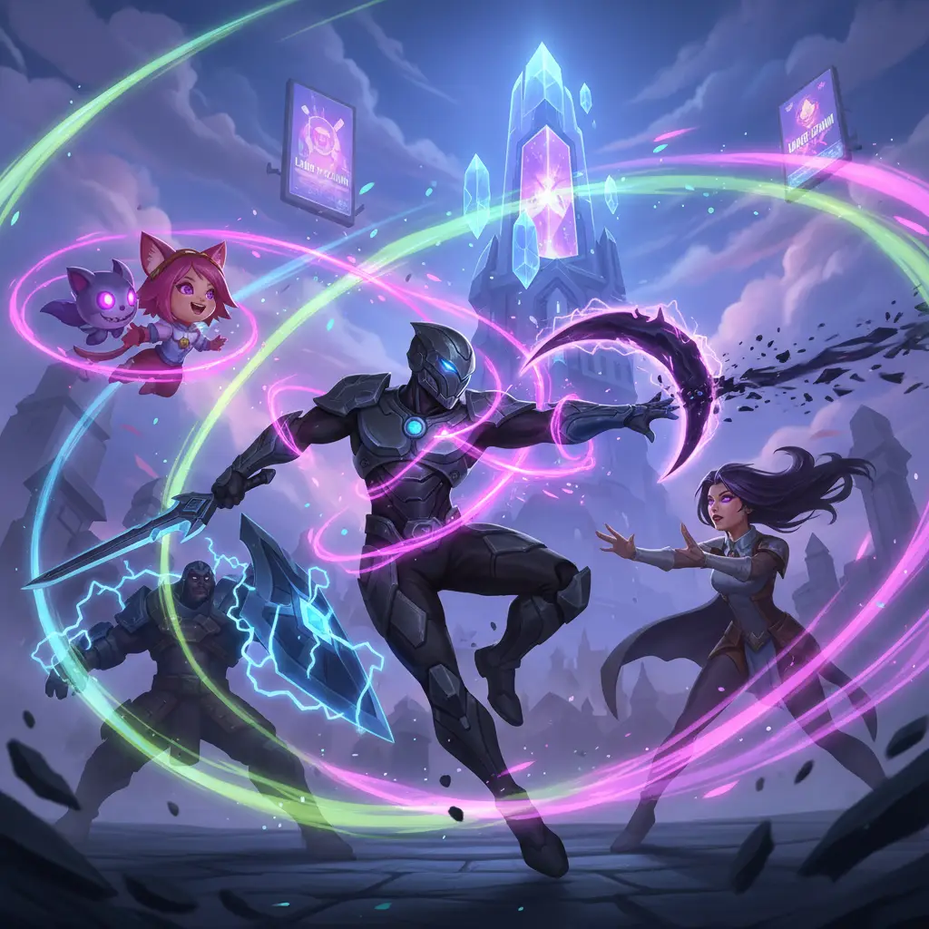 Aksi menahan serangan Saber dengan hero crowd control di Mobile Legends.