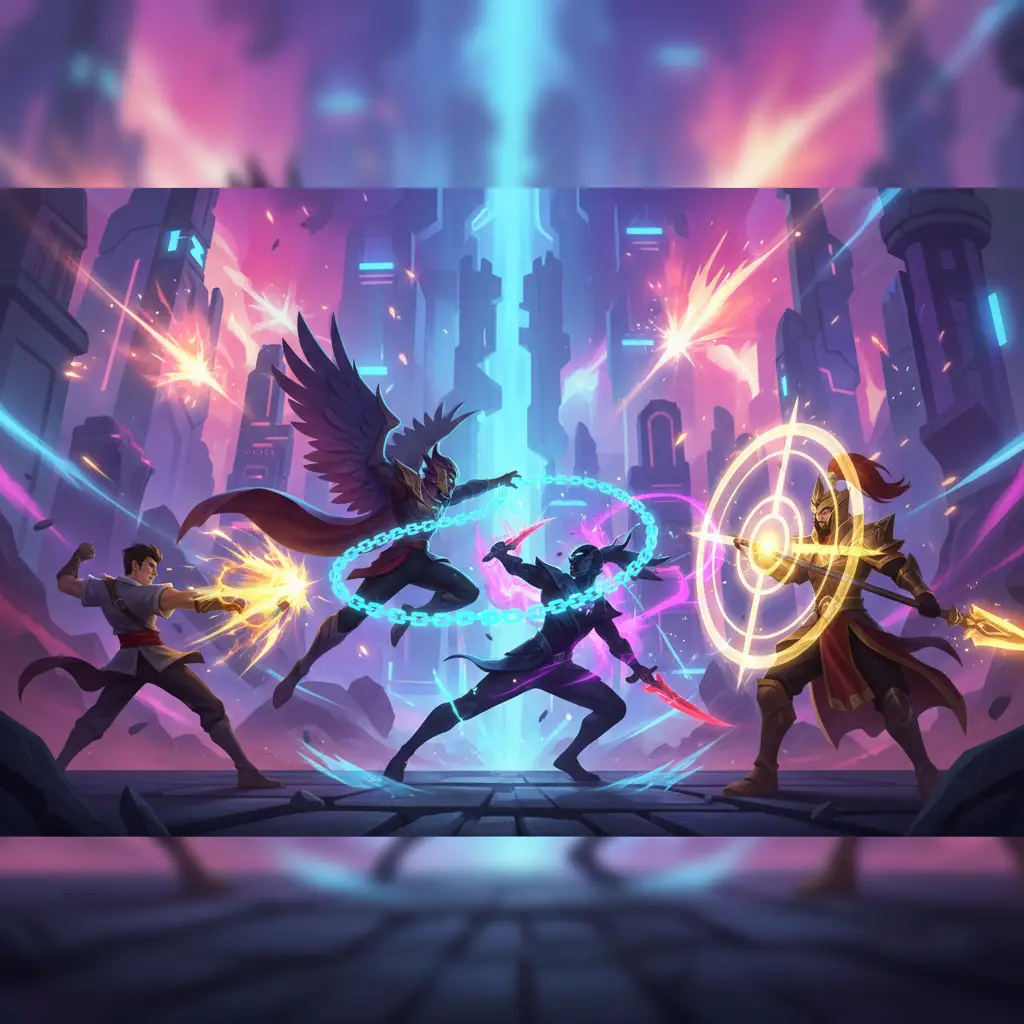 Pertarungan epik antara hero counter dengan Hayabusa di Mobile Legends.