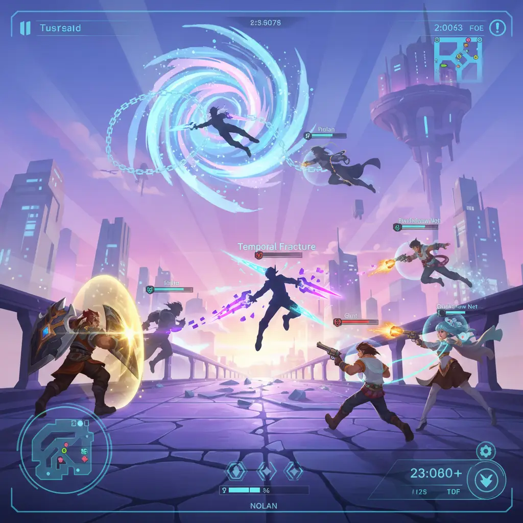 Pertempuran strategis melawan Nolan di Mobile Legends yang menekankan mobilitas tinggi dan koordinasi tim.