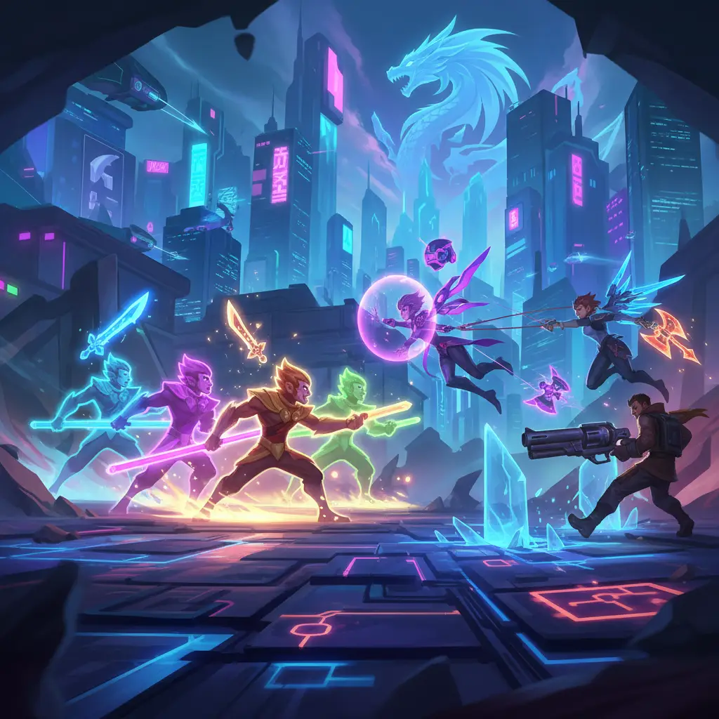 Pertarungan epik melawan Sun dan klonnya di Mobile Legends.