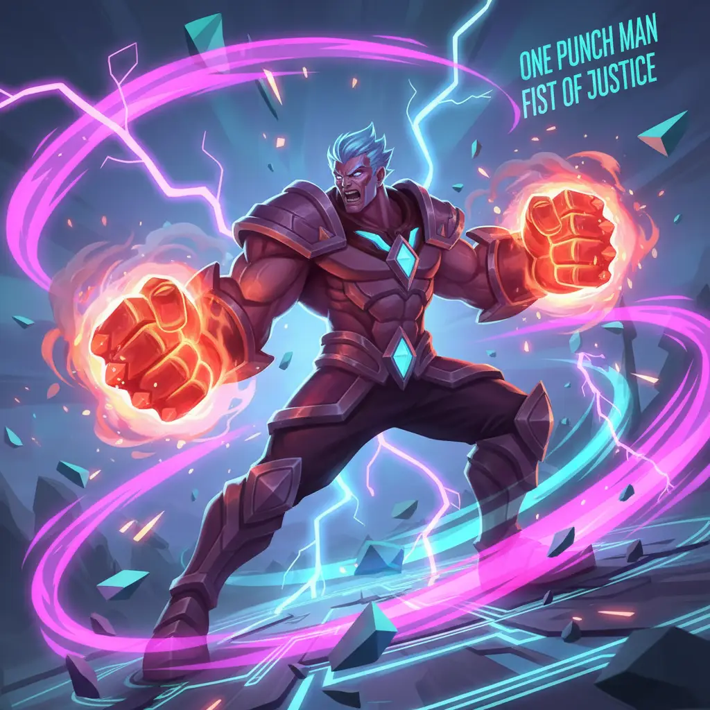 Aldous dalam aksi pertarungan Mobile Legends, menunjukkan kekuatan dan energinya.