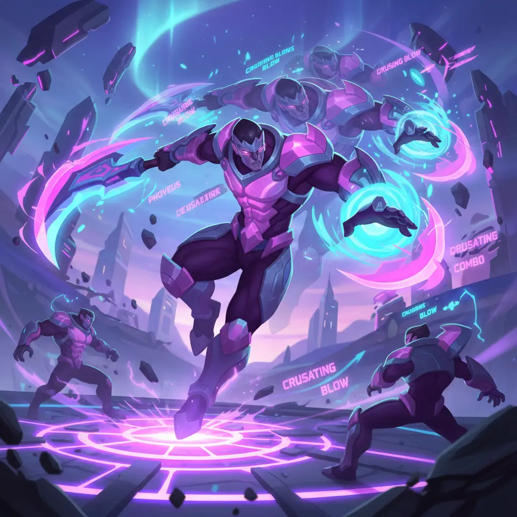 Phoveus, pahlawan tangguh Mobile Legends dengan skill combo mematikan.