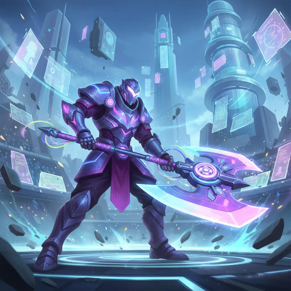 Aulus dalam pose siap tempur, menggambarkan kekuatan dan keberaniannya.