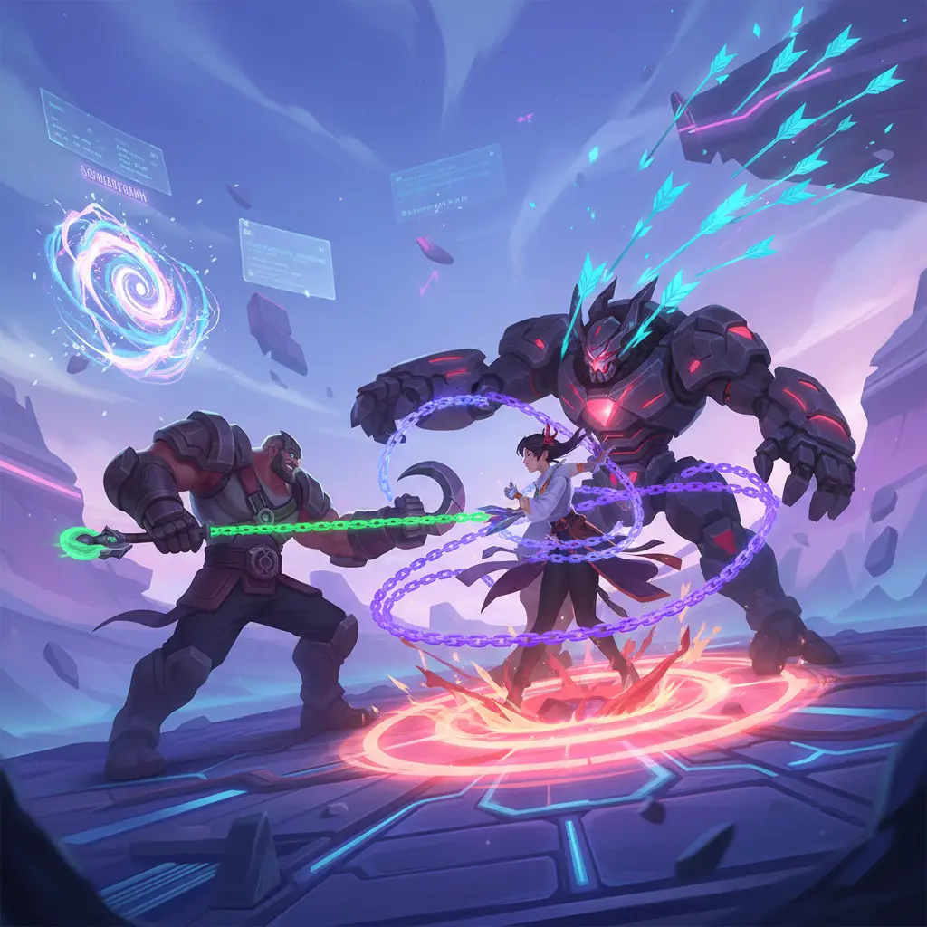 Pertarungan epik di Mobile Legends saat Hanabi di-counter dengan strategi jitu.