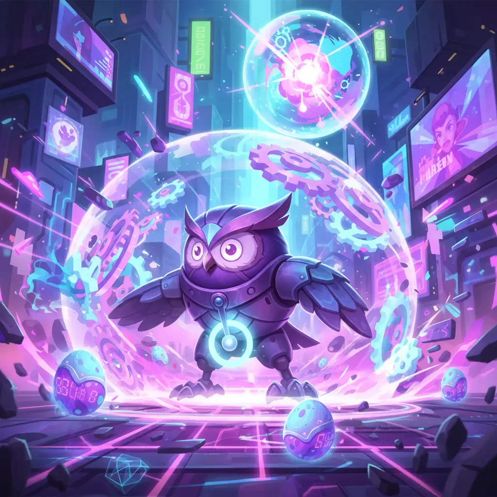 Ilustrasi Diggie dari Mobile Legends dalam aksi, menunjukkan kemampuan dan peran suportifnya.