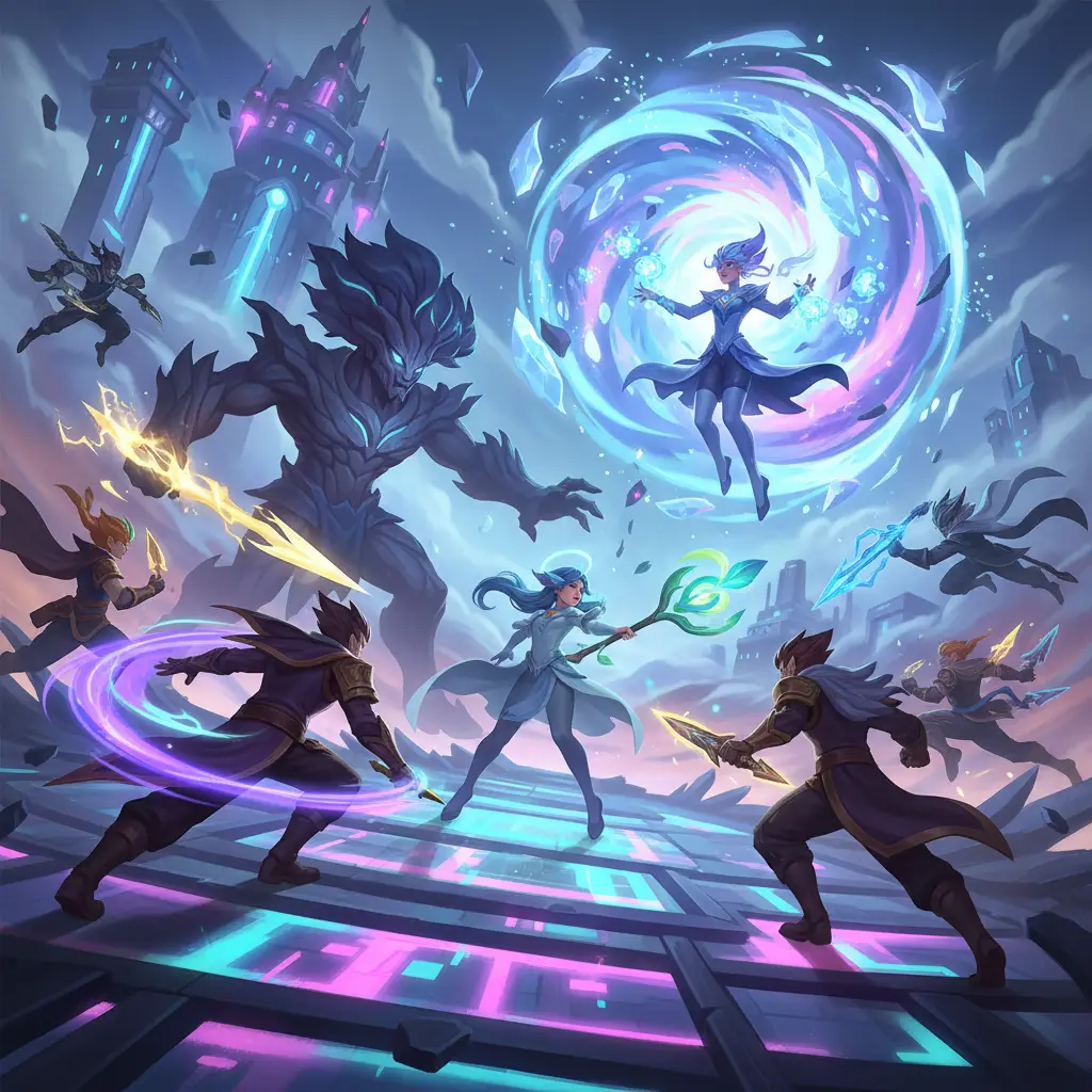 Pertarungan epik melawan Floryn di Mobile Legends.