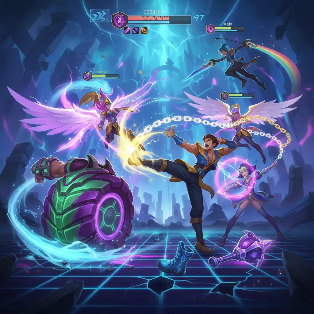 Ilustrasi strategi counter Baxia di Mobile Legends: Bang Bang.