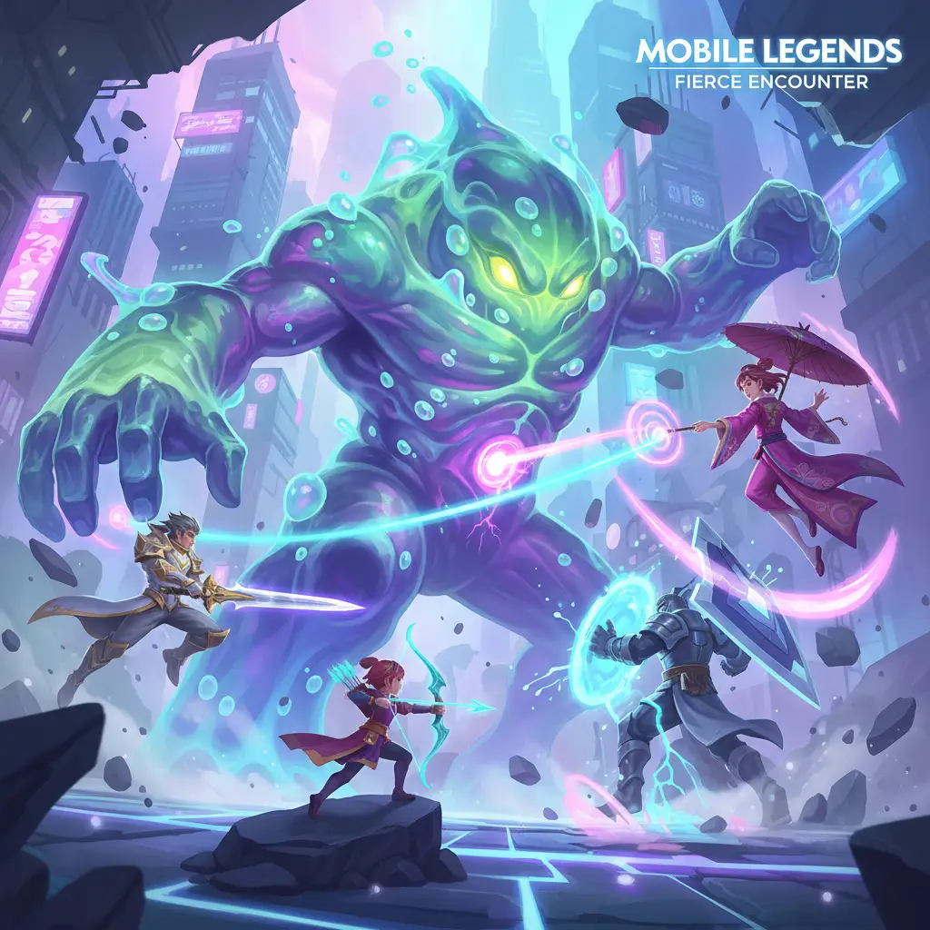 Pertarungan sengit di Mobile Legends dengan strategi melawan Gloo.