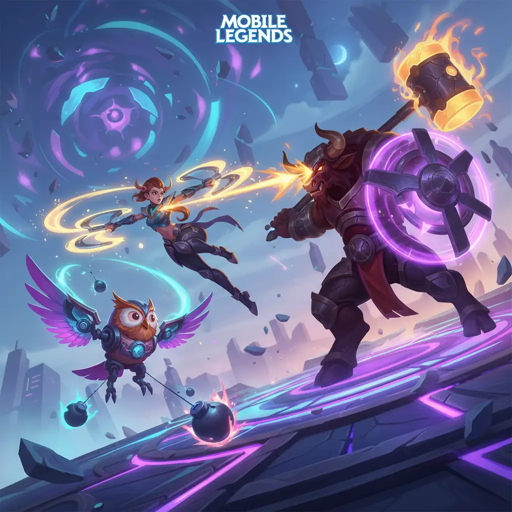 Strategi melawan Minotaur di Mobile Legends: Pilihan hero dan item.