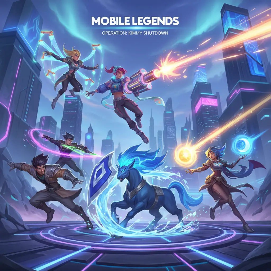 Strategi menghadapi Kimmy dalam Mobile Legends.