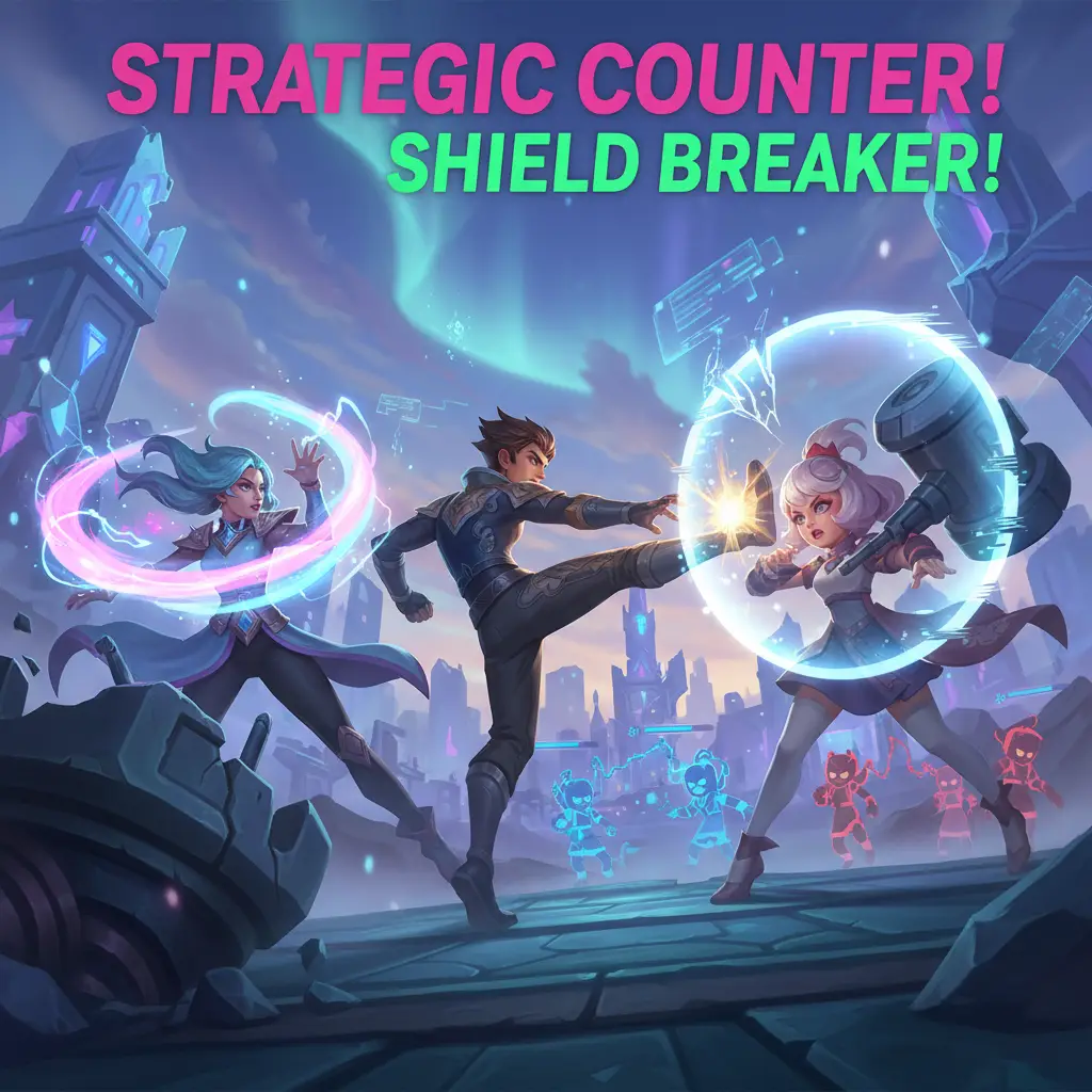 Strategi counter Lolita di Mobile Legends, dengan Esmeralda dan Chou sebagai hero kunci.