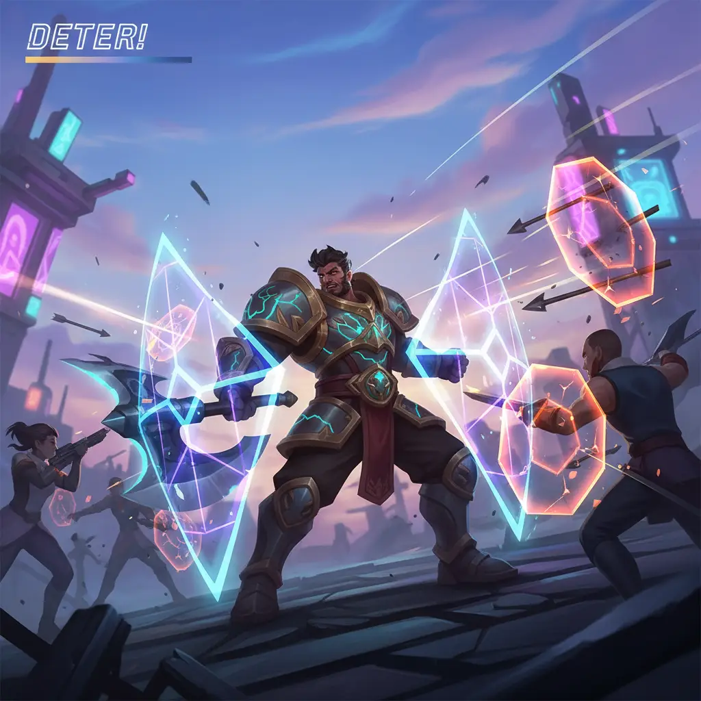 Hero Mobile Legends mengenakan Antique Cuirass dalam pertempuran.