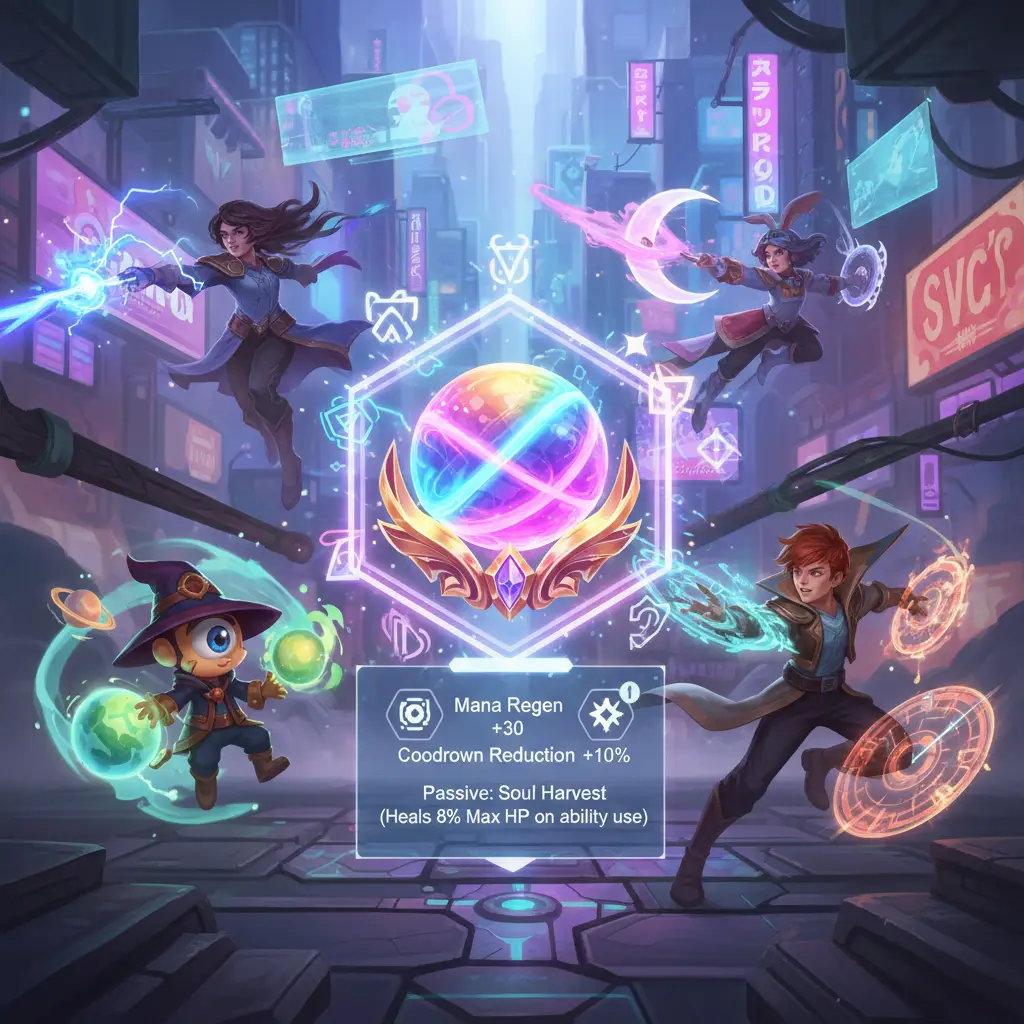 Gambar Elegant Gem dalam Mobile Legends digunakan oleh berbagai hero.