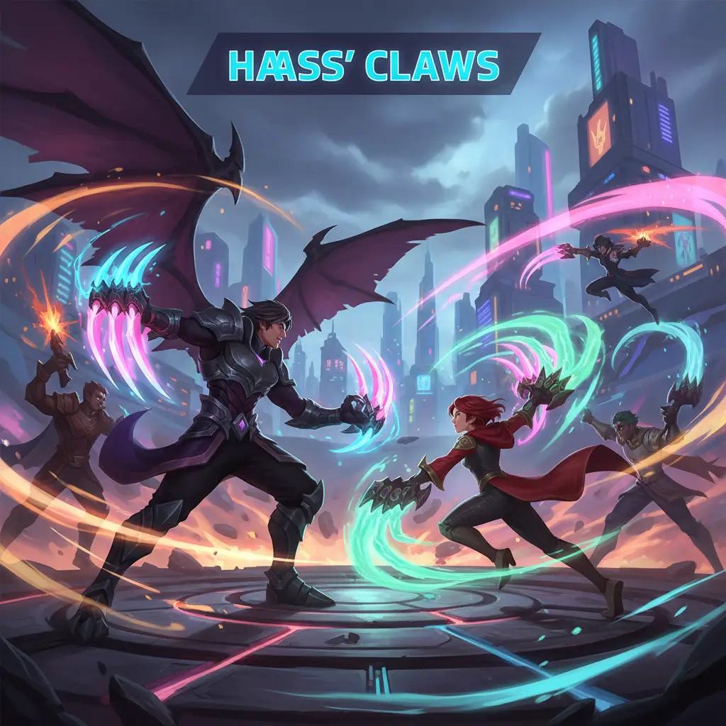 Pertarungan sengit di Mobile Legends dengan hero menggunakan Haas' Claws.